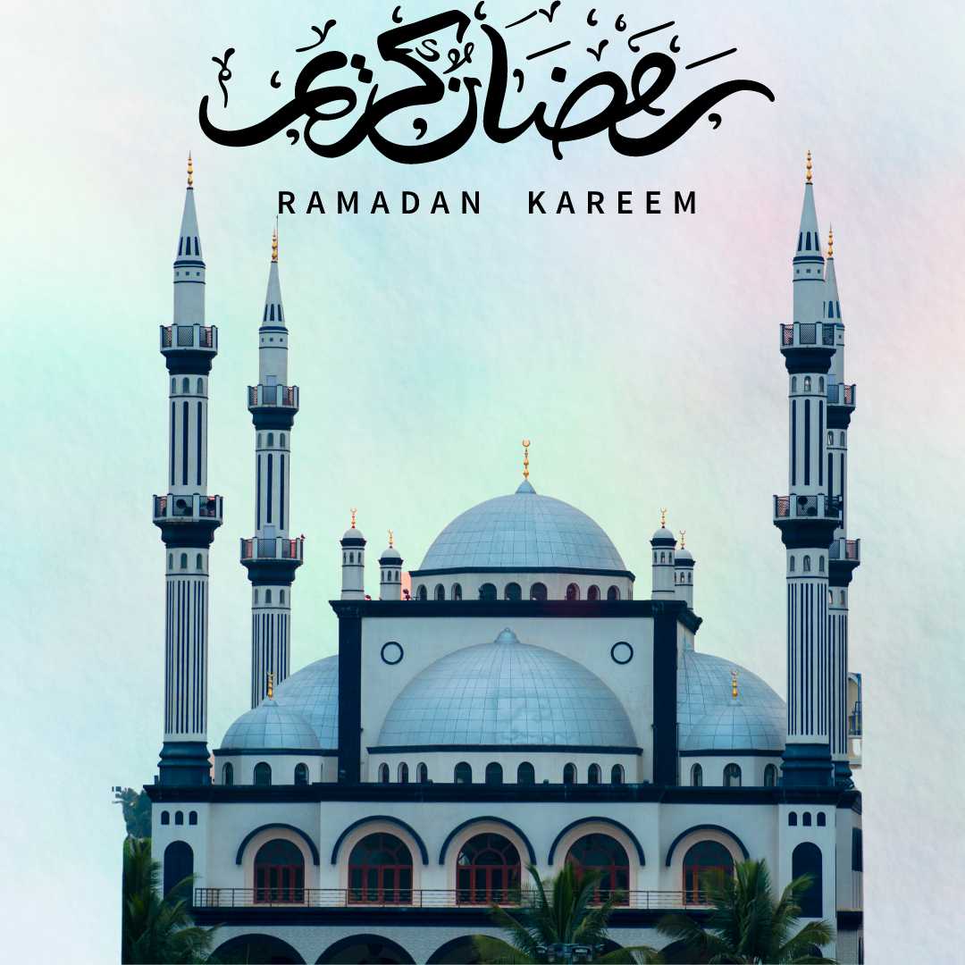 Ramadan-Mubarak-Using-beautiful-mosque-to-refer-to-the-splendor-of-Ramadan-Kareem